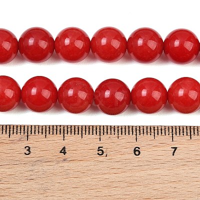 Dyed Natural White Jade Beads Strands GG-CBAD029-A09-10mm-1