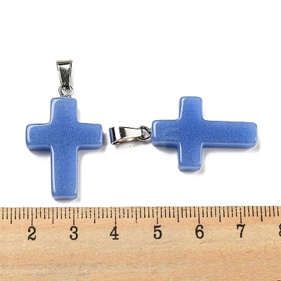 Synthetic Luminous Stone Dyed Pendants G-H308-06P-06-1