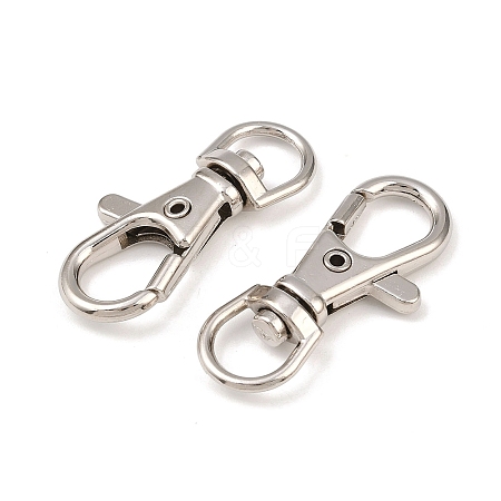 Alloy Swivel Lobster Claw Clasps E547Y-1
