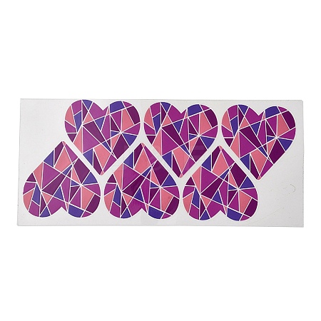 Clear Film Rub on Transfer Stickers for Glass Cups STIC-P009-G02-1
