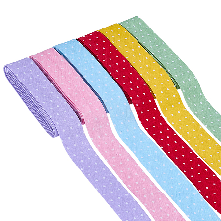 12m 6 Colors Cotton Ribbon OCOR-FG0003-21-1