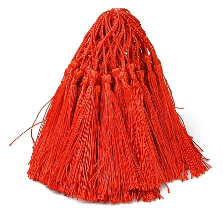80Pcs Polyester Tassel Decorations DIY-YW0016-25K-1