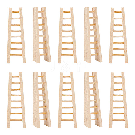 Mini Wooden Stairs Furniture DJEW-WH0015-114-1