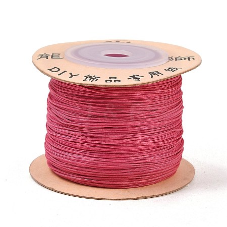 Nylon Braided Cord for Woven Jewelry Making Macrame Craft NWIR-D055-0.6mm-18-1