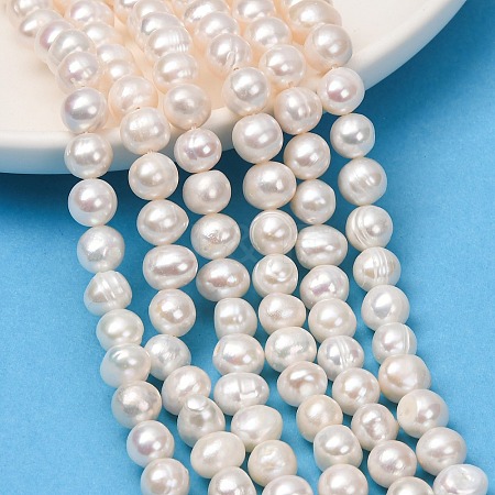 Natural Cultured Freshwater Pearl Beads Strands PA-CBABE82-15D-1