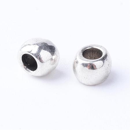 Tibetan Style Alloy Spacer Beads TIBE-Q063-49AS-RS-1