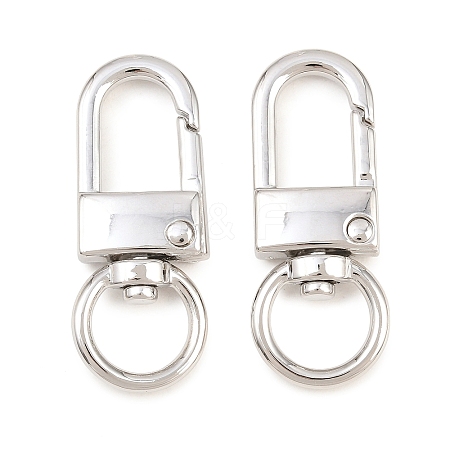 Alloy Swivel Claw Clasps PALLOY-P322-01P-1