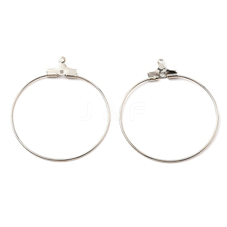 Iron Ring Hoop Earring Pendant IFIN-E025-02P-1