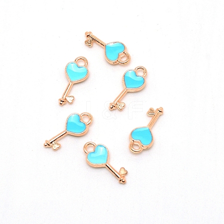 Alloy Enamel Pendants ENAM-TAC0005-05KCG-1