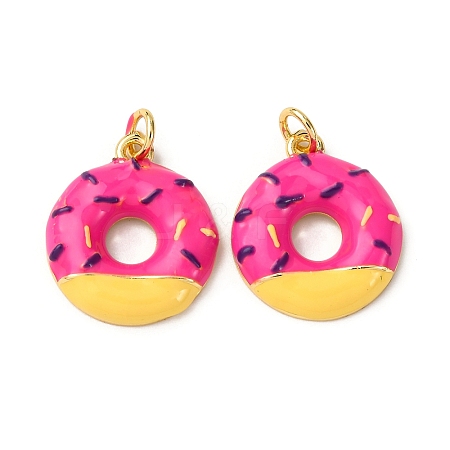 Brass Enamel Pendants KK-A265-03G-1