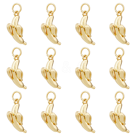 12Pcs Brass Pendants KK-HY0003-23-1