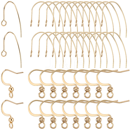 200Pcs 2 Styles 304 Stainless Steel Earring Hooks STAS-BBC0007-10-1