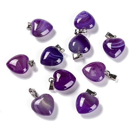 Natural Agate Pendants G-I311-A01-1
