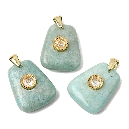 Natural Amazonite Pendants G-C282-03J-1