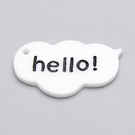 Resin Pendants CRES-T005-76-1