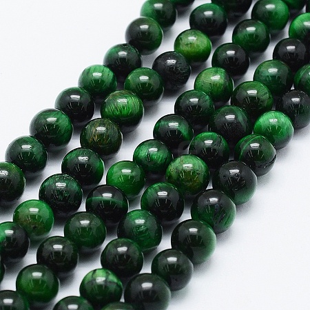 Natural Tiger Eye Beads Strands X-G-F561-6mm-B01-1
