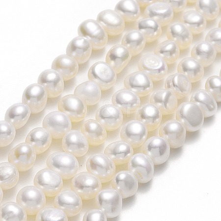 Natural Cultured Freshwater Pearl Beads Strands PEAR-A005-09-01-1