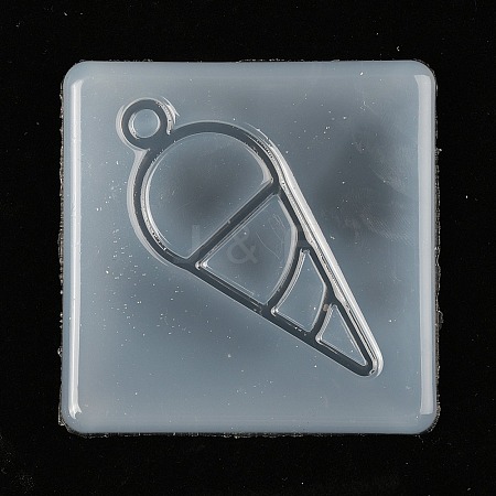 Ice-Cream Cone Silicone Pendant Molds DIY-R078-18-1