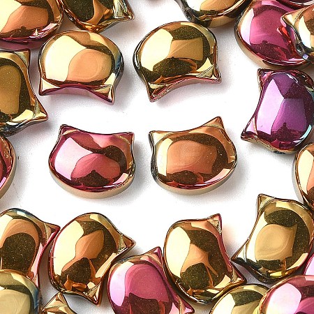 Electroplate Glass Beads Strands EGLA-YW0005-36G-1