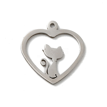 Non-Tarnish 201 Stainless Steel Pendants LS-STAS-E206-06P-06-1