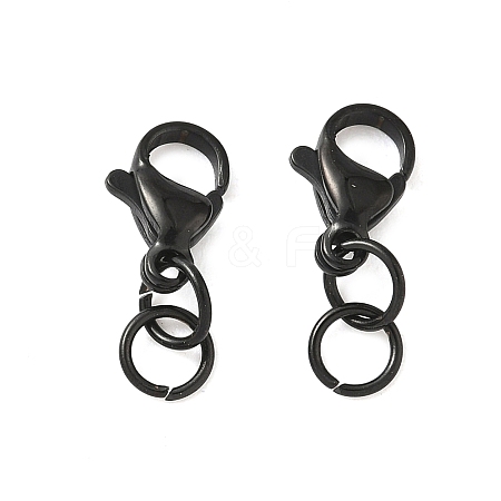 304 Stainless Steel Lobster Claw Clasps STAS-K313-01B-EB-1