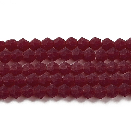 Imitate Austrian Crystal Frosted Glass Beads Strands LS-EGLA-A039-T2mm-MD27-1