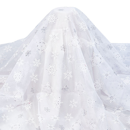 Polyester Mesh Fabrics DIY-WH0622-375B-1