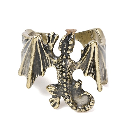 Glow in the Dark Luminous Brass Open Cuff Ring PW-WG90626-03-1