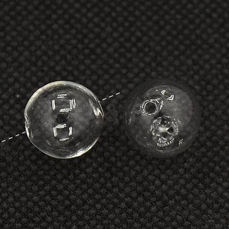 Handmade Blown Glass Globe Beads BLOW-E001-01C-1