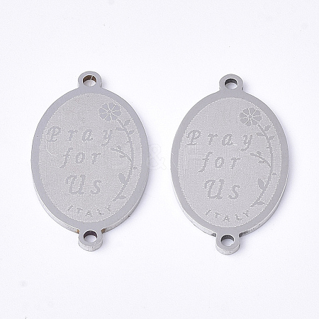 Tarnish Resistant 201 Stainless Steel Links connectors STAS-T044-150P-1