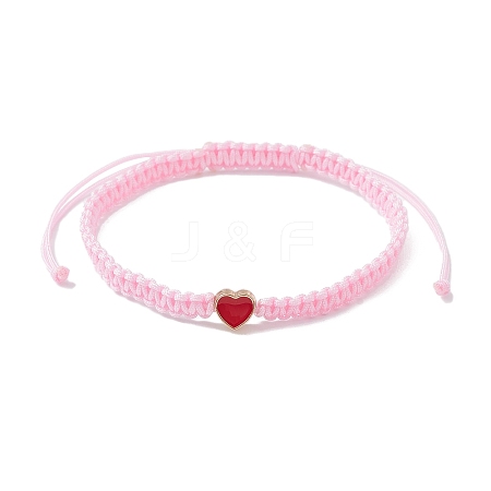 Nylon Thread Braided Bead Adjustable Bracelets BJEW-JB09769-02-1