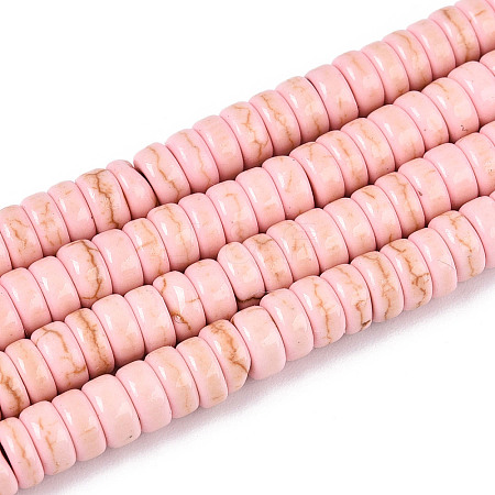 Synthetic Howlite Beads Strands G-N352-17B-1