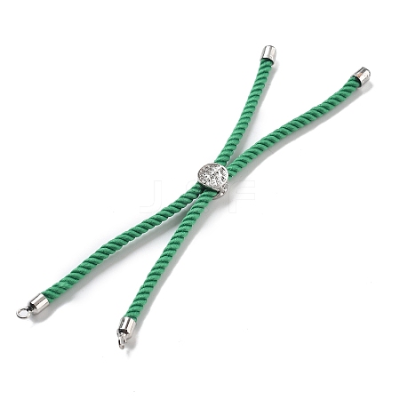 Twisted Nylon Cord Silder Bracelets DIY-B066-03P-16-1