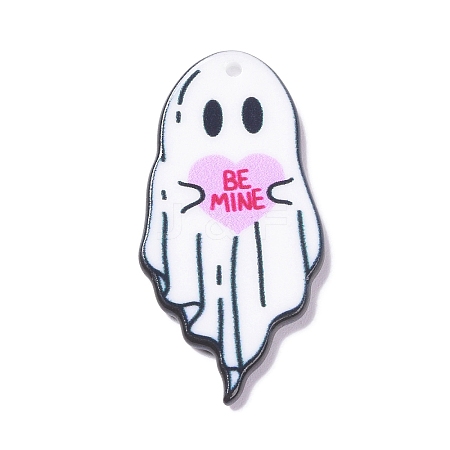 Halloween Printed Acrylic Pendants MACR-C016-01A-1