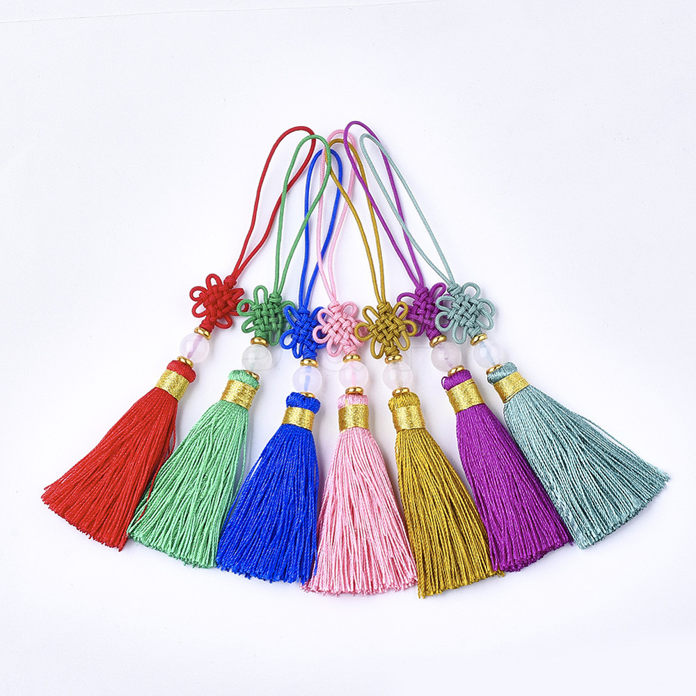 Wholesale Polyester Tassel Big Pendant Decorations - Jewelryandfindings.com