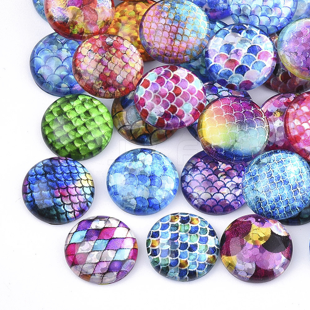 Wholesale Flatback Glass Cabochons for DIY Projects ...