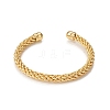 Classic Rack Plating Brass Cuff Bangle BJEW-E071-23G-7