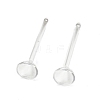 Resin Stud Earring Findings X1-FIND-H046-06-1