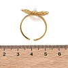 304 Stainless Steel Cuff Open Rings for Women RJEW-F207-01C-G-3