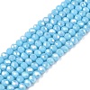 Electroplate Glass Beads Strands LS-EGLA-A044-P2mm-B08-1