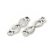 Tibetan Style Alloy Infinity Connector Charms TIBE-S324-26AS-2