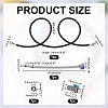 Plastic Sink Drain Pipe Connector AJEW-WR0003-68-2
