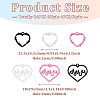 24Pcs 6 Style Spray Painted Zinc Alloy Pendants FIND-PJ0001-23-3