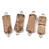 Natural Picture Jasper Links Connectors G-N326-33E-1