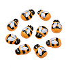 Spray Painted Wooden Cabochons LS-X-WOOD-Q033-04B-1