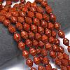 Natural Red Jasper Beads Strands G-K389-D23-01-2