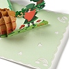 Rectangle 3D Pop Up Paper Greeting Card AJEW-F065-01-3