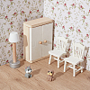 Mini Dollhouse Living Room Bedroom Wallpaper DIY-WH0504-841A-01-4