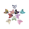 Electroplated Rainbow Resin Pendants RESI-CJ0001-133-3