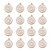 Golden Plated Alloy Charms ENAM-S118-01G-2